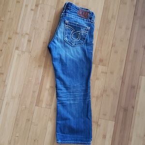 Big Star Liv crops capris 27 jeans denim